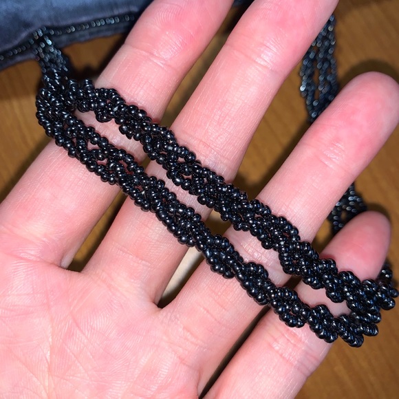 SHISEIDO | BRAND NEW beaded satin purse - Picture 3 of 6